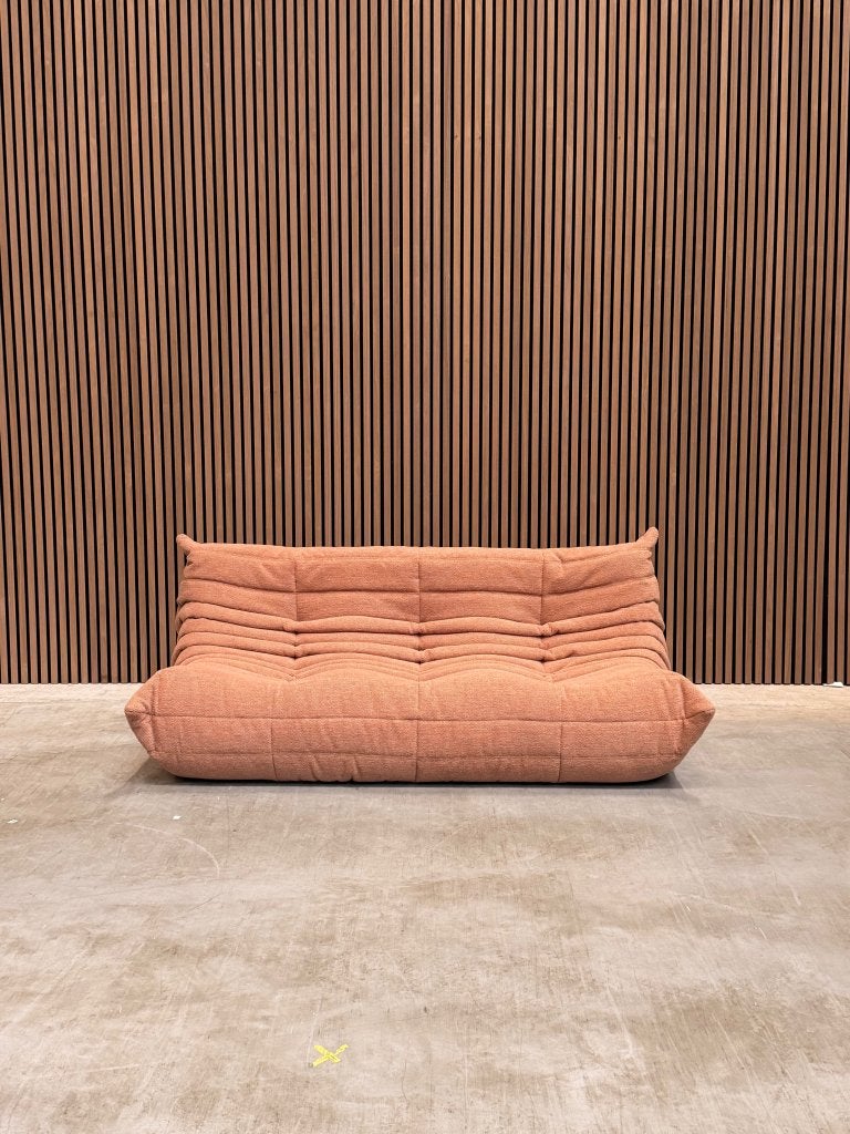 Ligne Roset Togo Large Settee driezits | Roze Woolblend, Ophalen of Verzenden