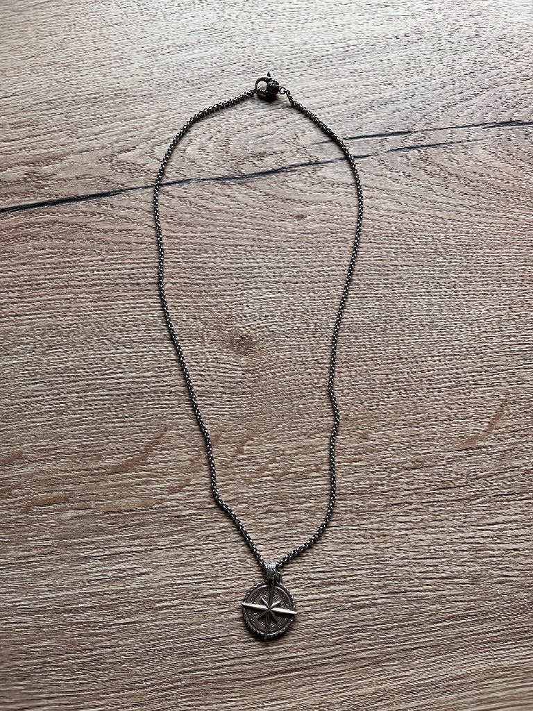 Ketting North Star van Clocks + Colours, Ophalen of Verzenden, Zo goed als nieuw, Zilver, Zilver