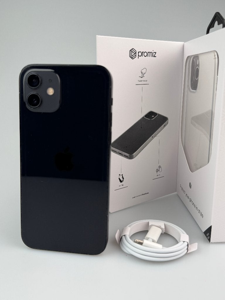 iPhone 12, 128 Go, noir, batterie 87 %, Enlèvement ou Envoi, Comme neuf, 87 %, IPhone 12
