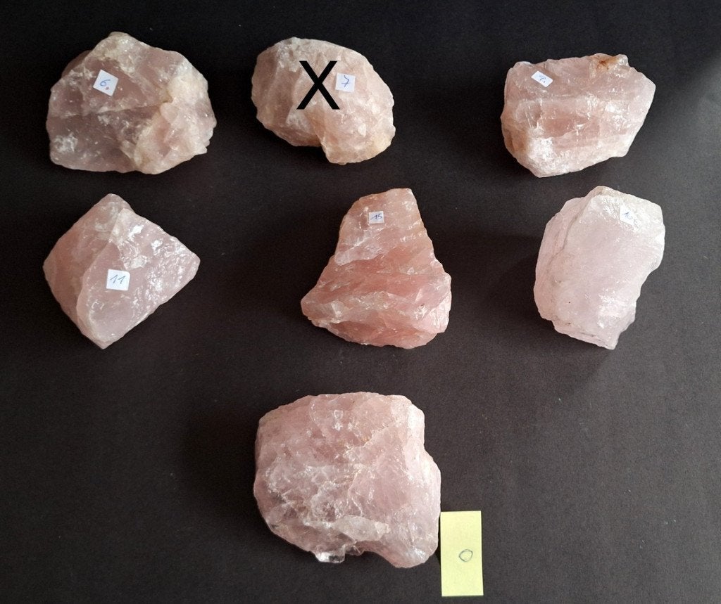Rozenkwarts nrs 0-6-9-11-15-16, Ophalen, Mineraal