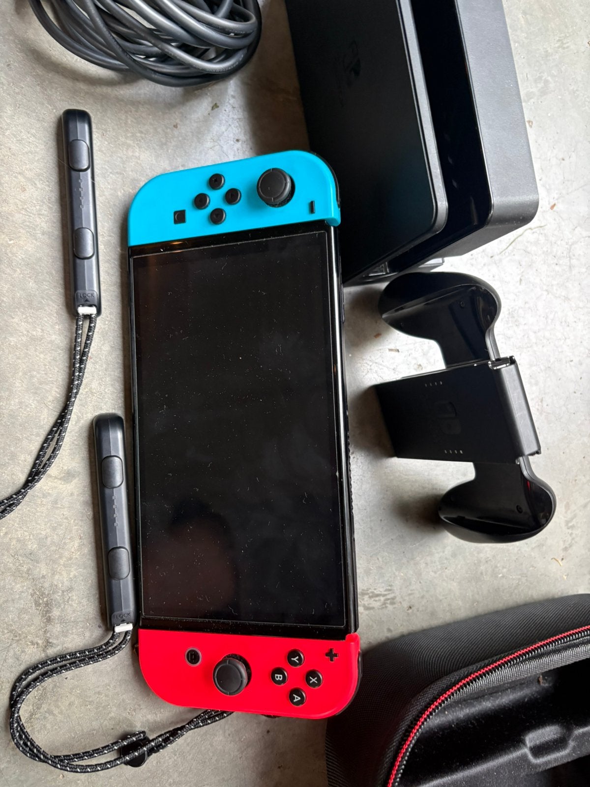 Nintendo Switch Oled in goede staat met accessoires, Ophalen, Zo goed als nieuw, Switch OLED