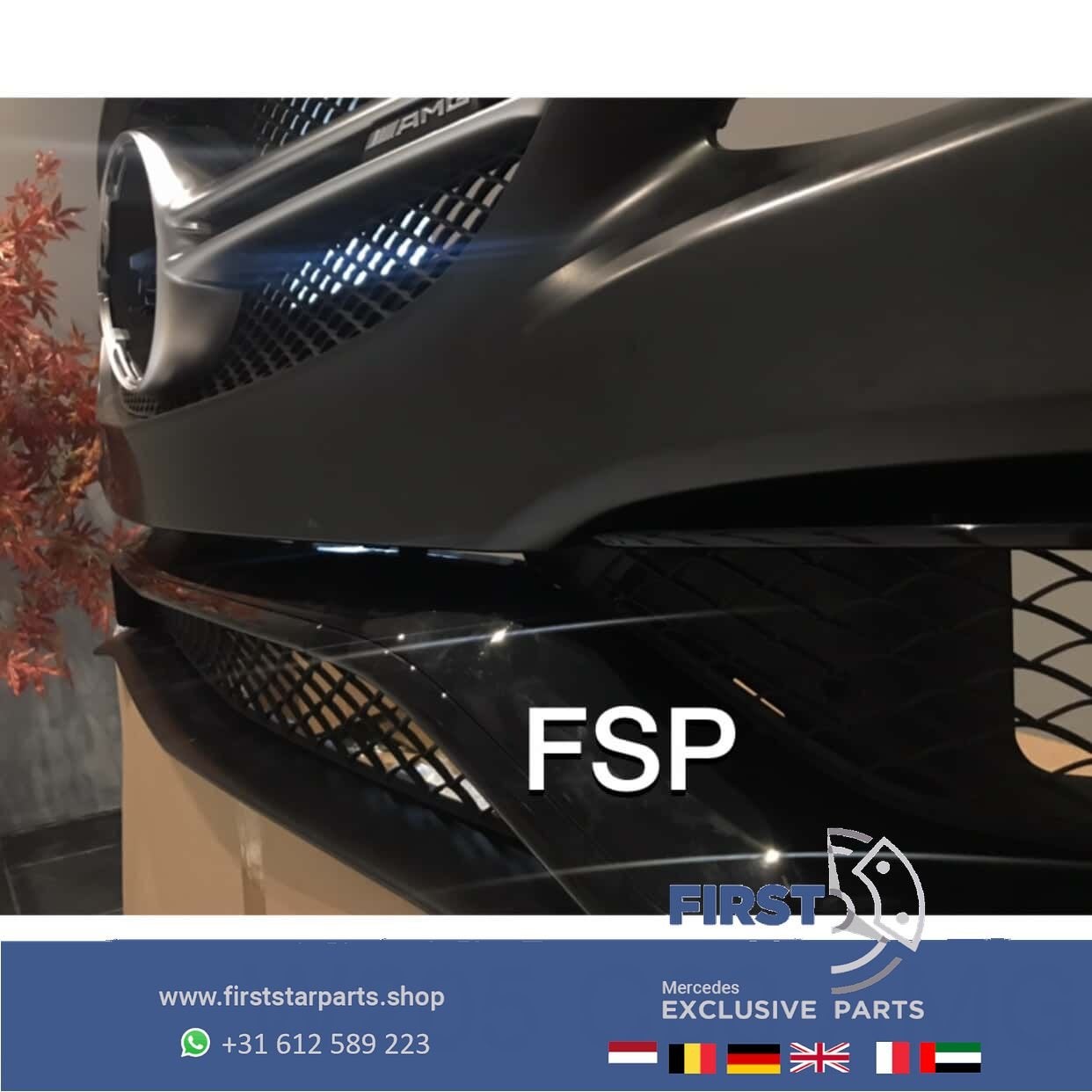 W205 S205 C63 AMG VOORBUMPER COMPLEET Mercedes C Klasse MAT, Auto-onderdelen, Gebruikt, -, Voor, Ophalen of Verzenden