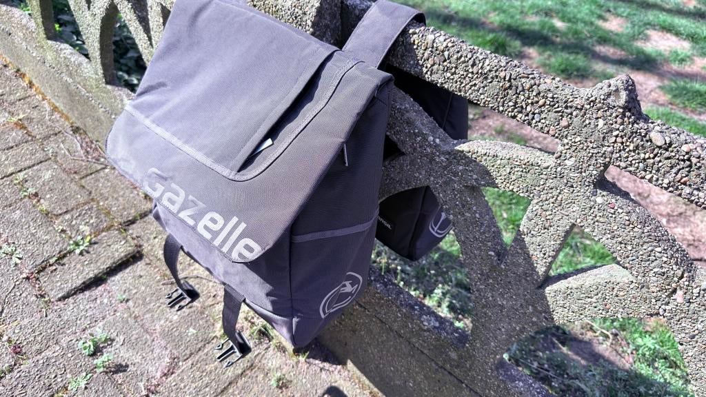 Gazelle dubbele fietstassen in perfecte staat, Ophalen, Zo goed als nieuw