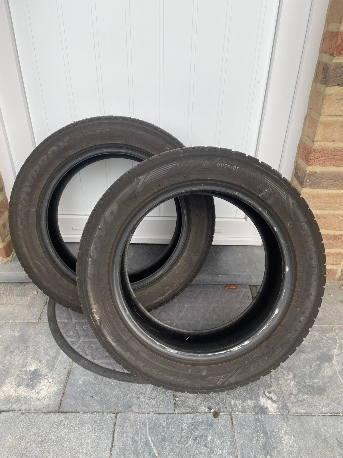 Lot 2 pneus hiver TOYO Snowprox – 205/55 R16 91H - de 2017, Autos : Pièces & Accessoires, Pneus hiver, 16 pouces, 205 mm, Pneu(s)
