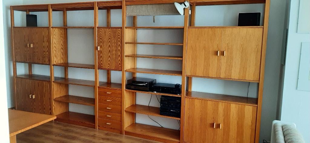 wandmeubel, Huis en Inrichting, Kasten | Wandmeubels, Ophalen, Met deur(en), 200 cm of meer, 300 cm of meer