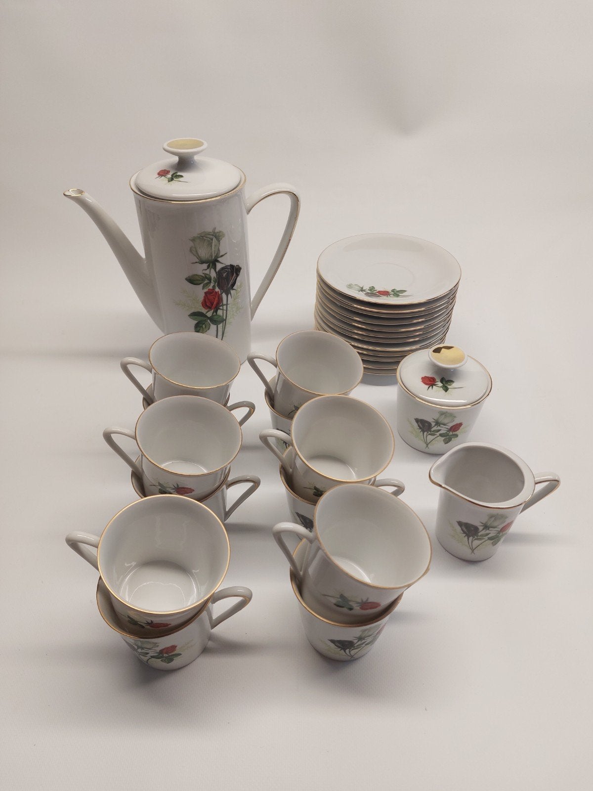 vintage Winterling Bavaria porseleinen koffieservies, Enlèvement