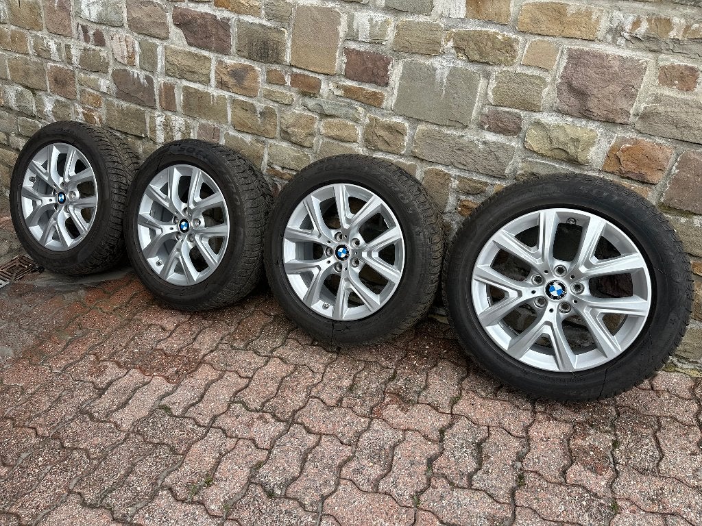 4 jantes BMW X1 F48 X2 F36 + pneus hiver, Enlèvement, Pneus hiver, Pneu(s)
