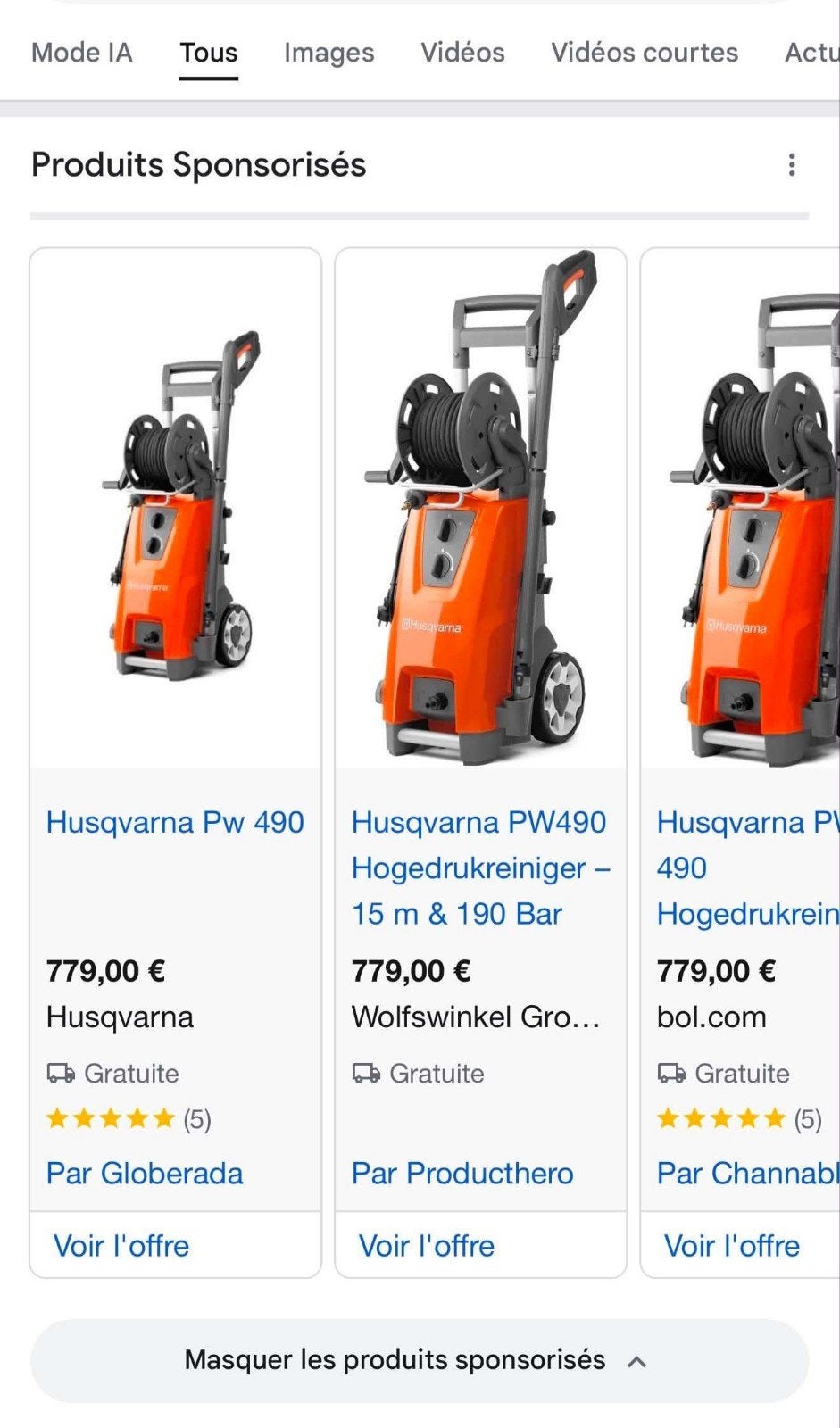 nettoyeur haute pression, Jardin & Terrasse, Enlèvement, Neuf, Électrique, Husqvarna