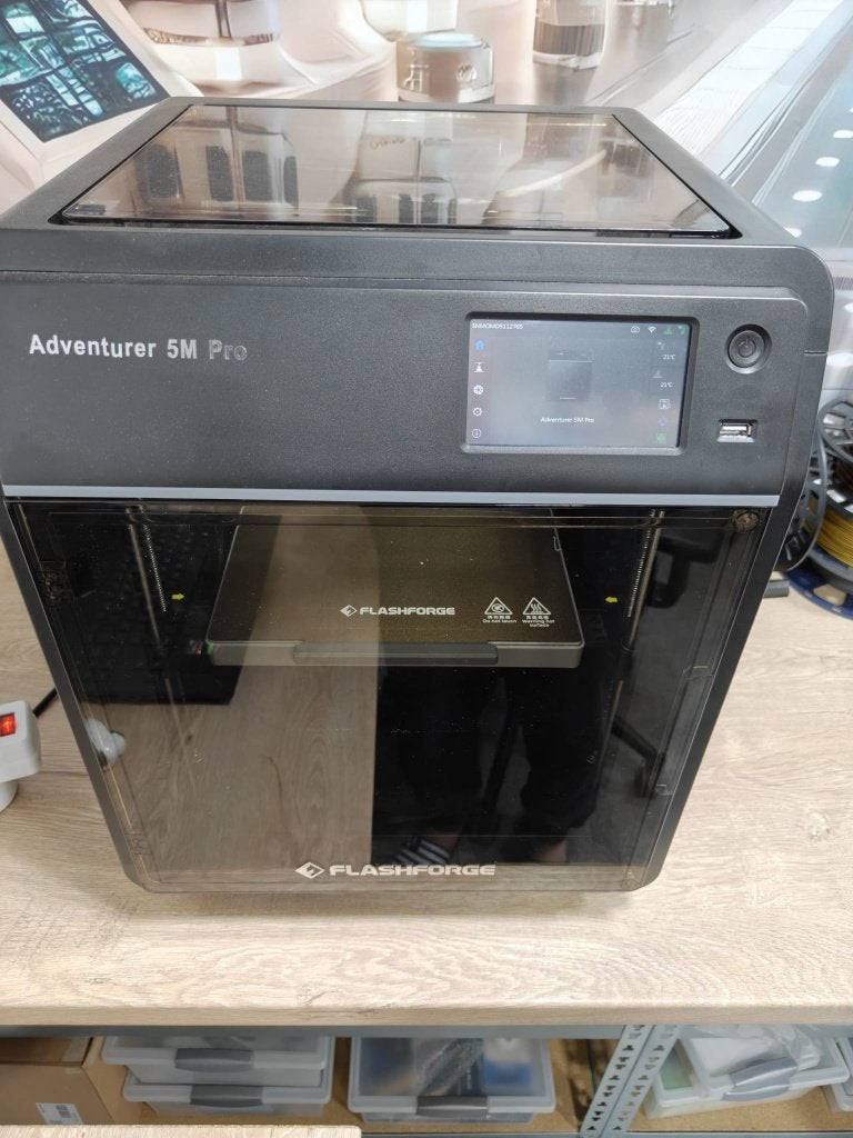 Flashforge 5M PRO, Wi-Fi intégré, Comme neuf, Enlèvement, Filament