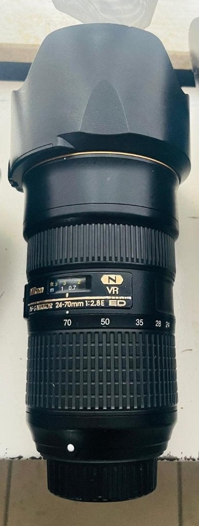 AF-S NIKKOR 24-70 mm f/2.8E ED VR PRO-objectief, Audio, Tv en Foto, Foto | Lenzen en Objectieven, Gebruikt, Ophalen