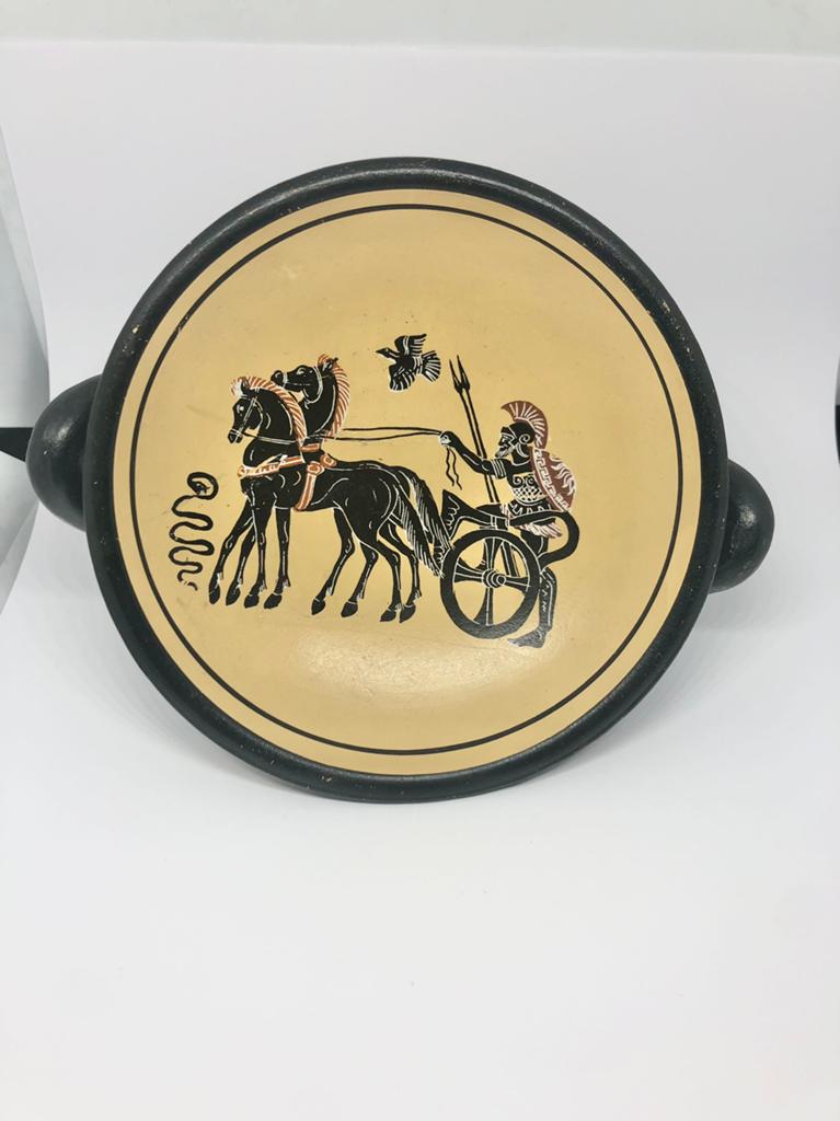 Keramische beker in Griekse stijl (Kylix) (11,5 cm), Verzenden