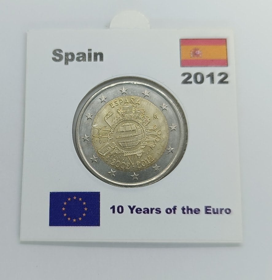 Espanha 2012 TYE, Timbres & Monnaies, Monnaies | Europe | Monnaies euro, Enlèvement ou Envoi, Espagne, 2 euros, Monnaie en vrac