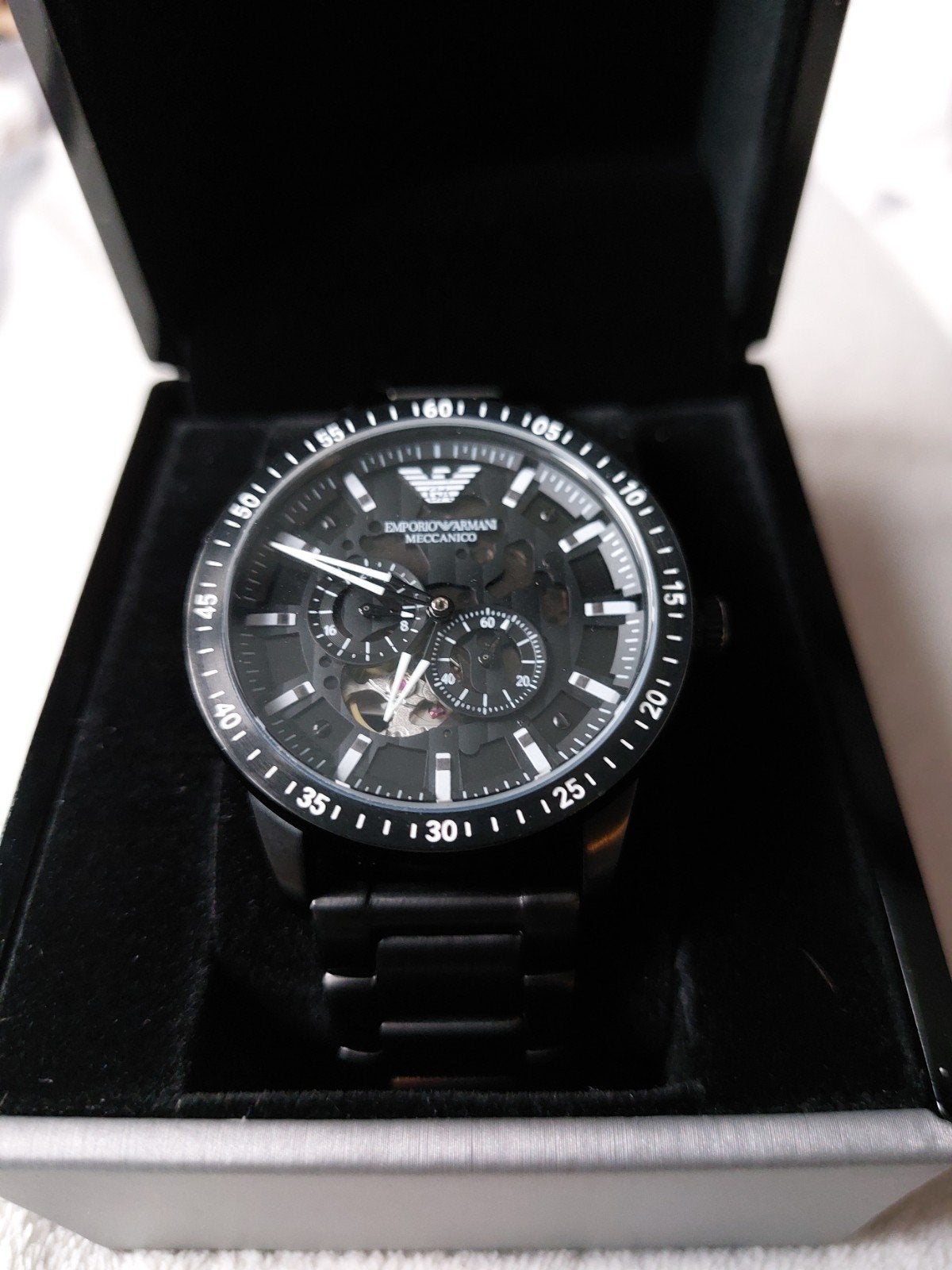 Armani heren horloge, nieuw, Bijoux, Sacs & Beauté, Montres | Hommes, Enlèvement, Neuf, Argent, Montre-bracelet