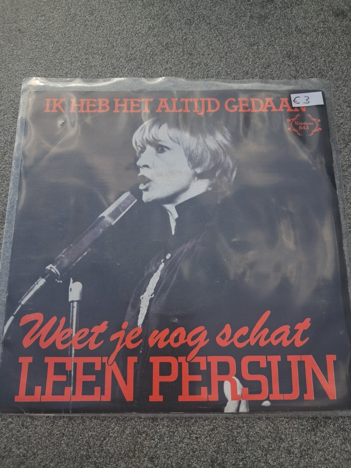 7 inch Leen Persijn, Cd's en Dvd's, Gebruikt, 7 inch, Nederlandstalig, Fotohoes