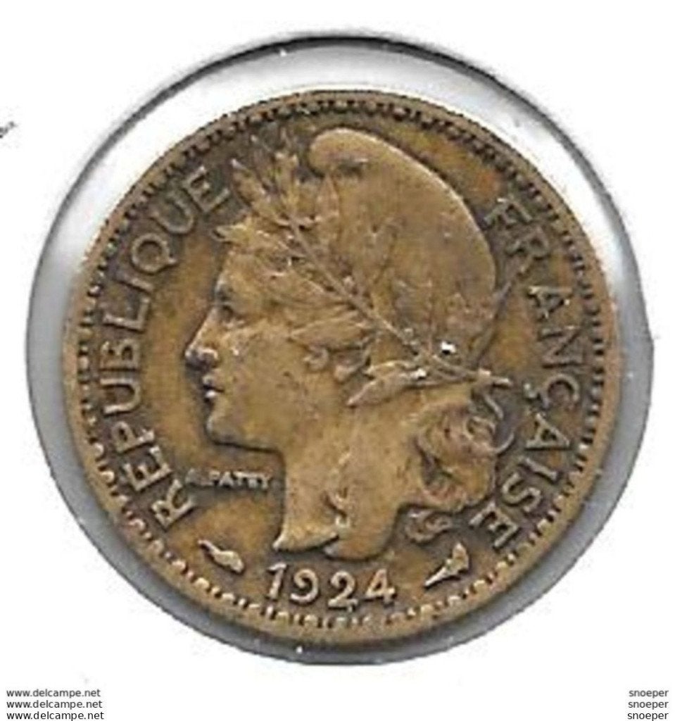 Cameroun cameroon 50 centimes 1924 km 1 vf+, Envoi, Autres pays, Monnaie en vrac