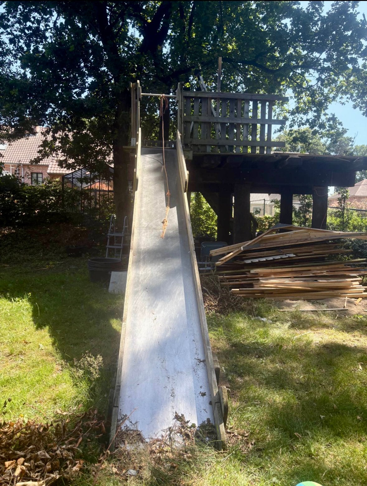 Toboggan pour cabane dans les arbres, Enfants & Bébés, Jouets | Extérieur | Aires de jeux, Comme neuf, Toboggan, Enlèvement