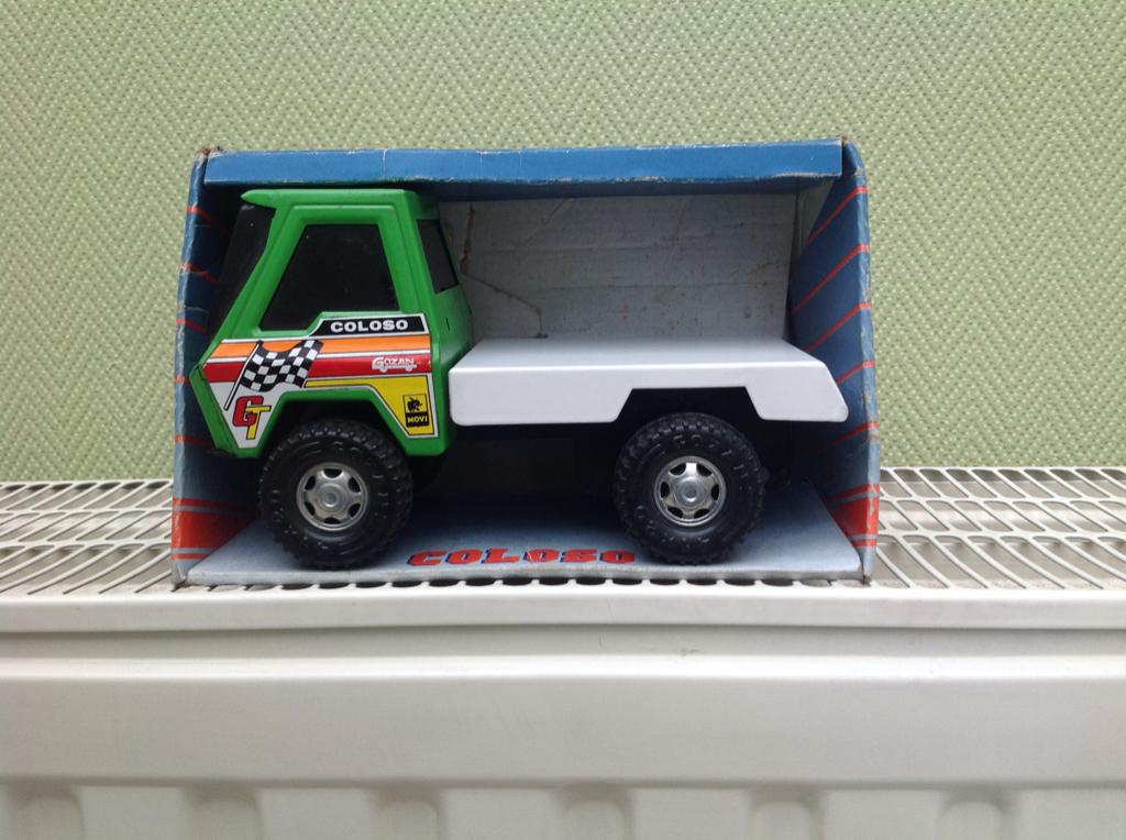 Retro speelgoed metalen truck Coloso "Gozan Toys" ref. 2007, Ophalen of Verzenden, Overige typen