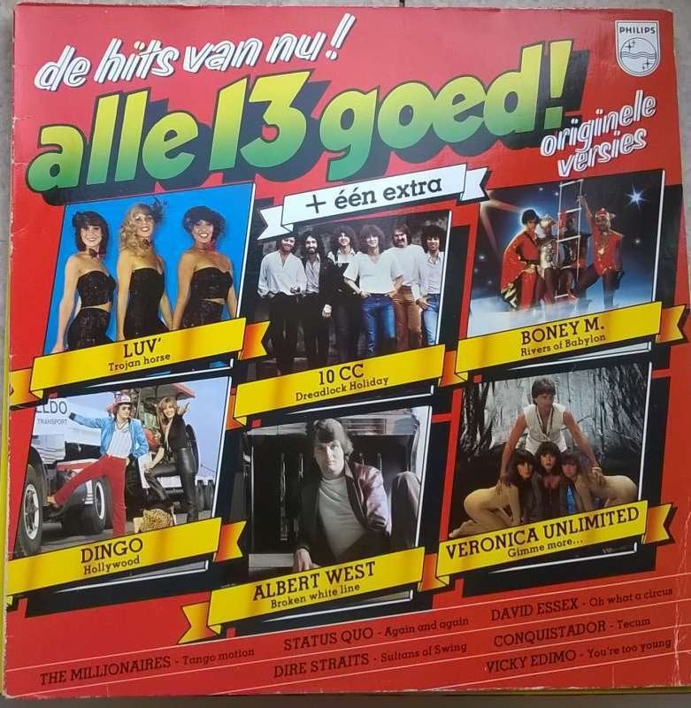 LP Alle 13 goed + 1 Extra - Originele Versies, Enlèvement ou Envoi, Pop, LP, 12 pouces