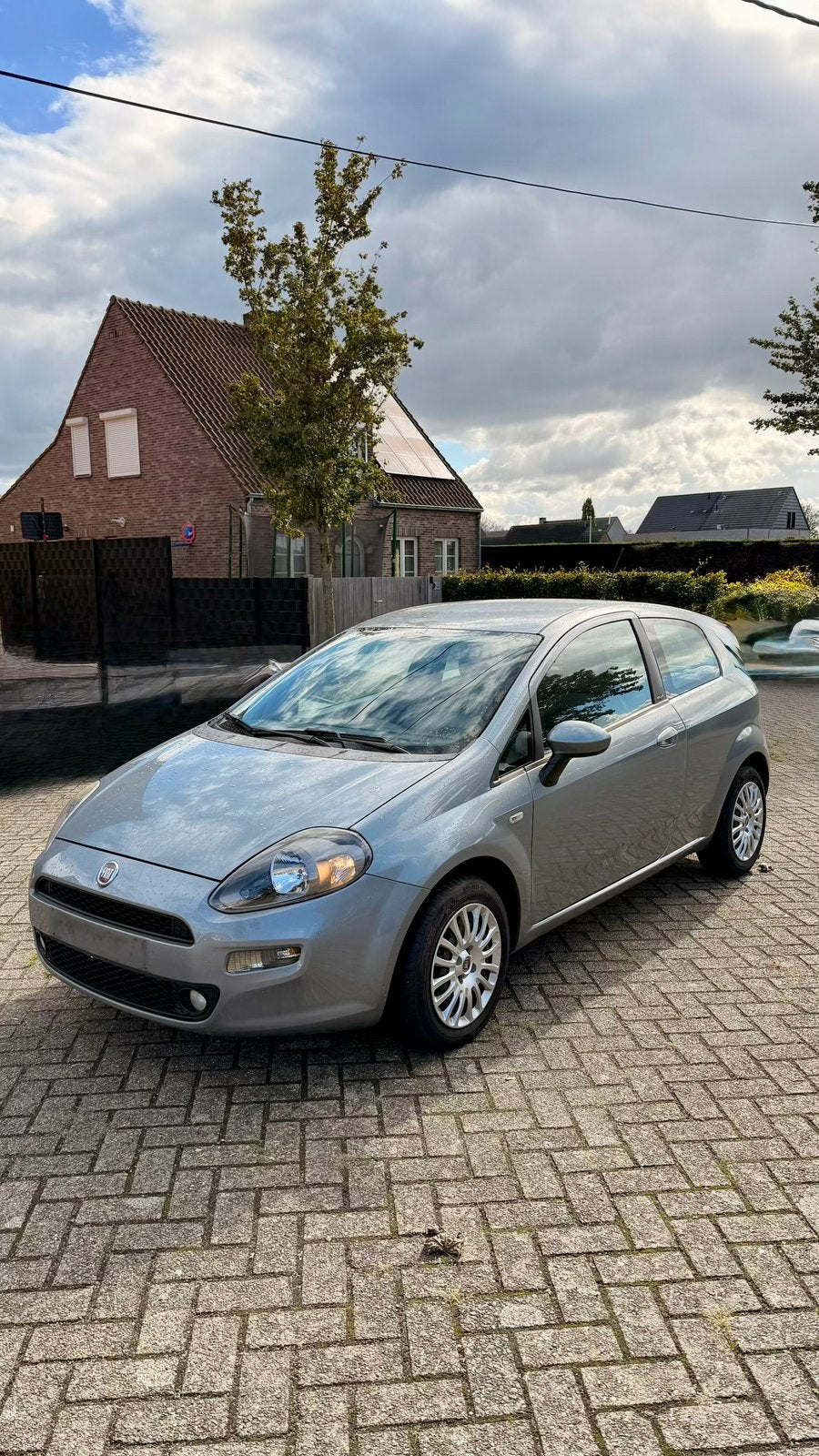 Fiat Punto 1.3 benzine / Airco, Autos, 1242 cm³, Achat, Noir, 5 places