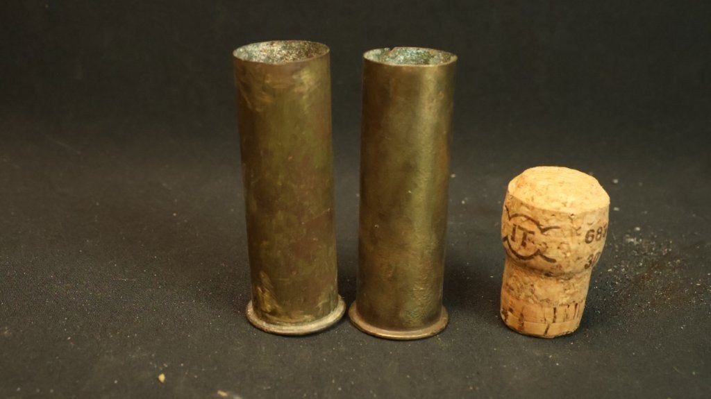 WO1 Duitse koperen seinkogels LEEG, Verzamelen, Ophalen of Verzenden