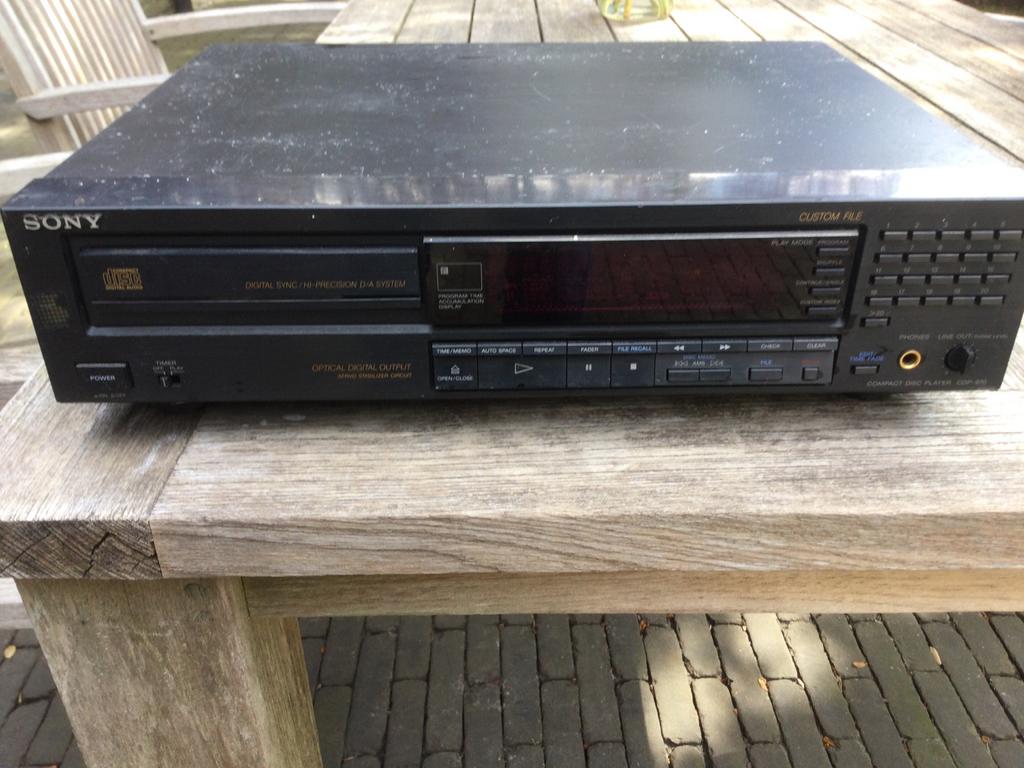 CDP 970 Sony cd speler, Ophalen of Verzenden, Gebruikt
