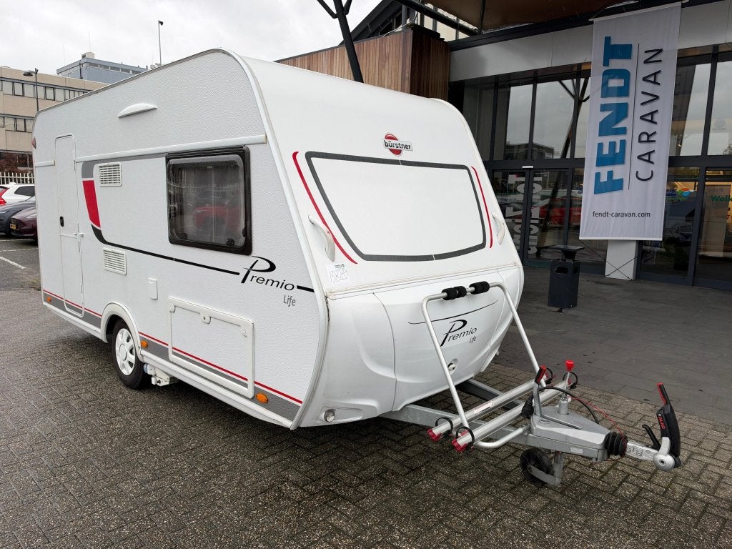 Bürstner Premio Life 420 TS 2017 Mover,Tent,Luifel!, Caravans en Kamperen, Vast bed, Fietsenrek, Treinzit, Bürstner