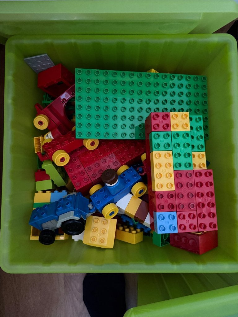 Boîte de lego Duplo, Enlèvement, Utilisé, Duplo, Briques en vrac