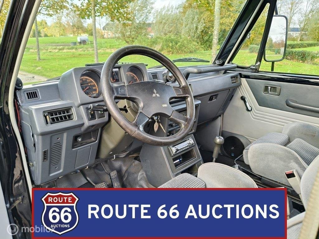 Mitsubishi Pajero 2.6 Canvas Top | 1987 | Route 66 Auctions, Zwart, Bedrijf, Handgeschakeld, Overige carrosserie