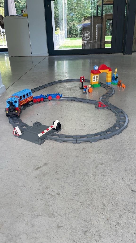 Duplo treinset 2 stuks, Kinderen en Baby's, Ophalen, Zo goed als nieuw, Duplo