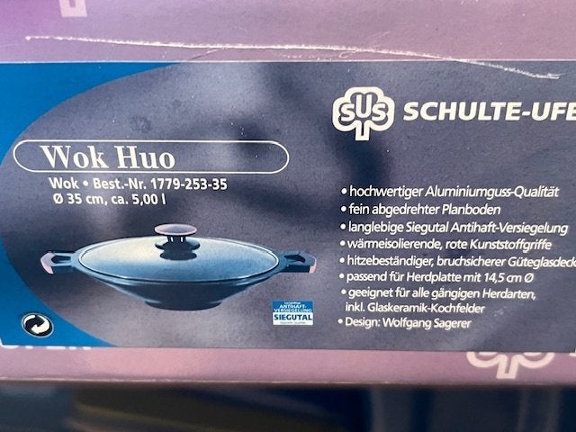 Wok, Enlèvement, Neuf, Wok
