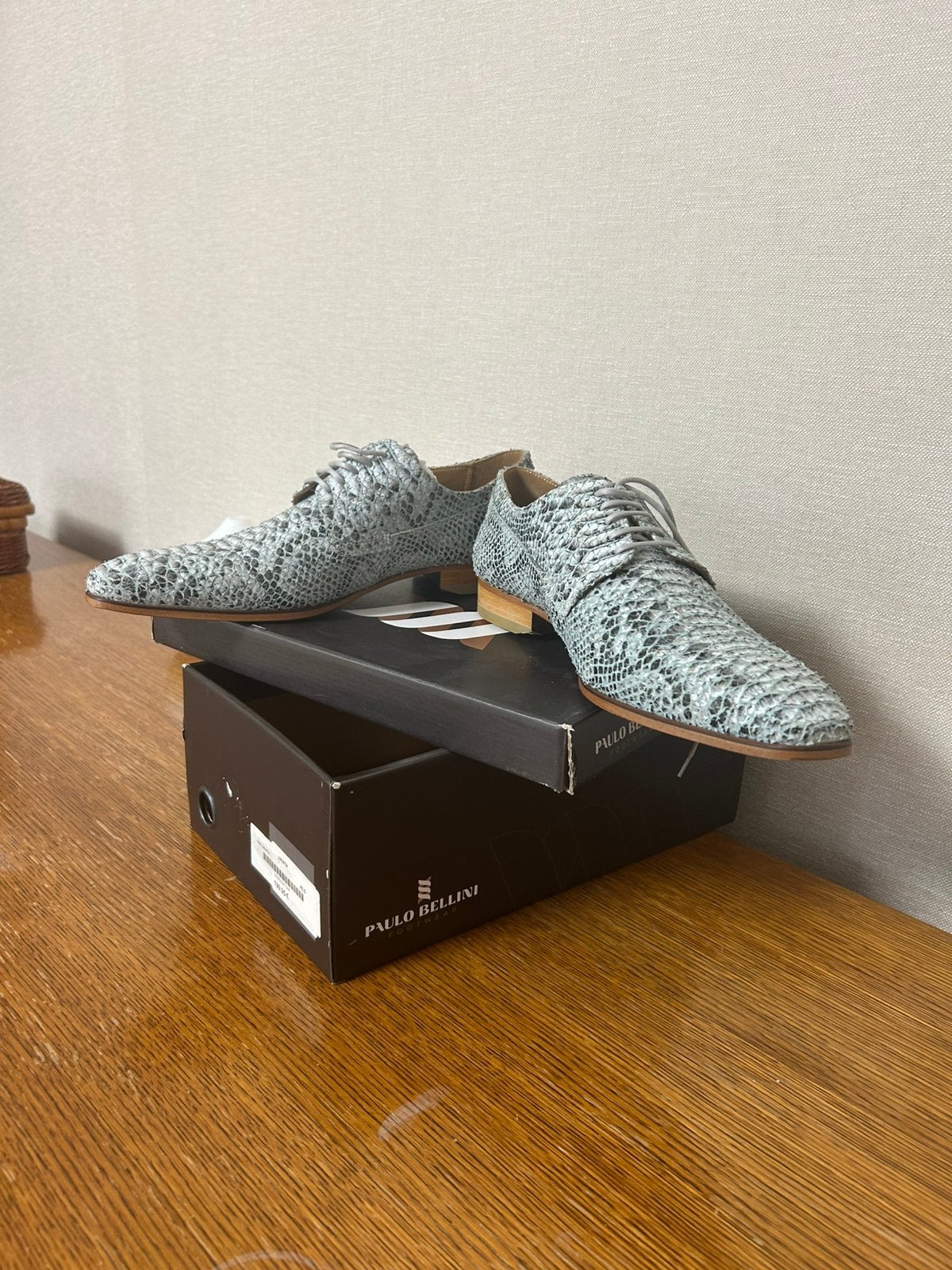 Brand New Men’s Crocodile Leather Shoes 43,5 Size, Ophalen, Zo goed als nieuw