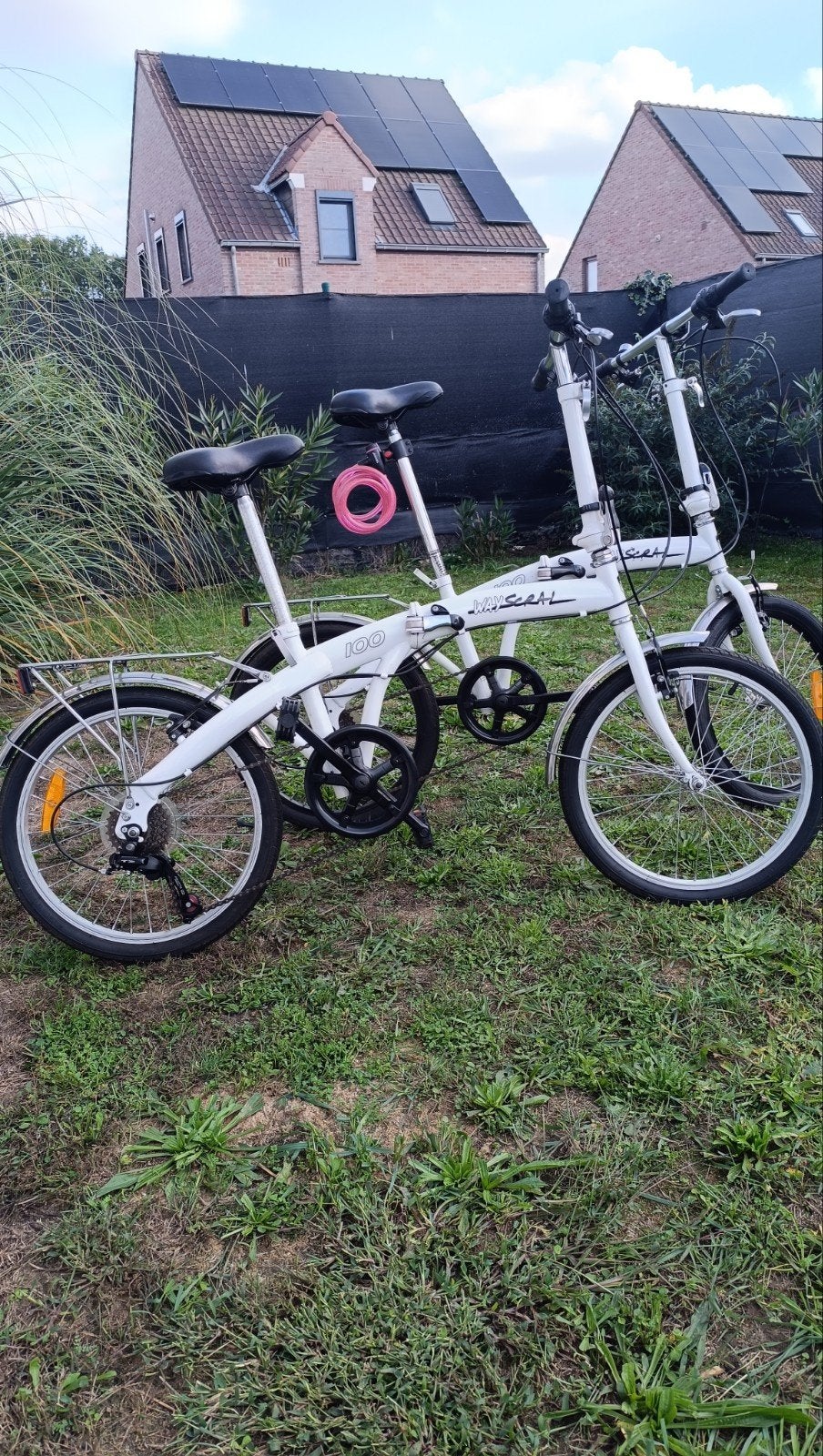 plooi fietsen, Ophalen