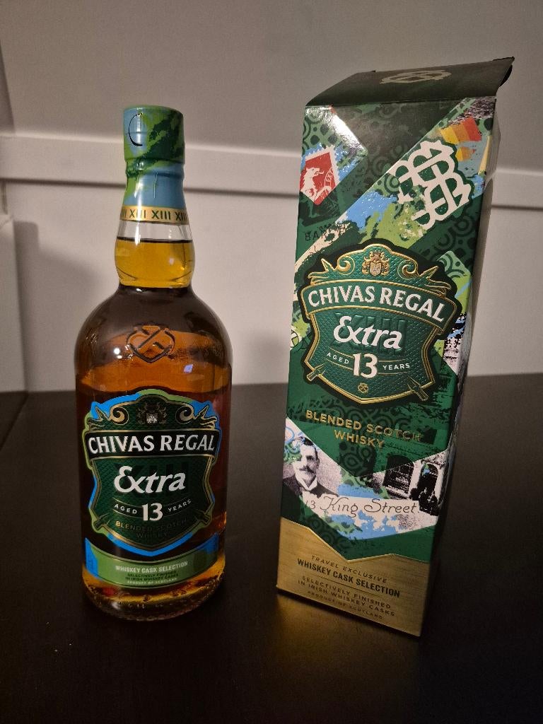Chivas Regal Extra 13 jaar, Collections, Vins, Enlèvement ou Envoi, Neuf, Autres régions, Autres types