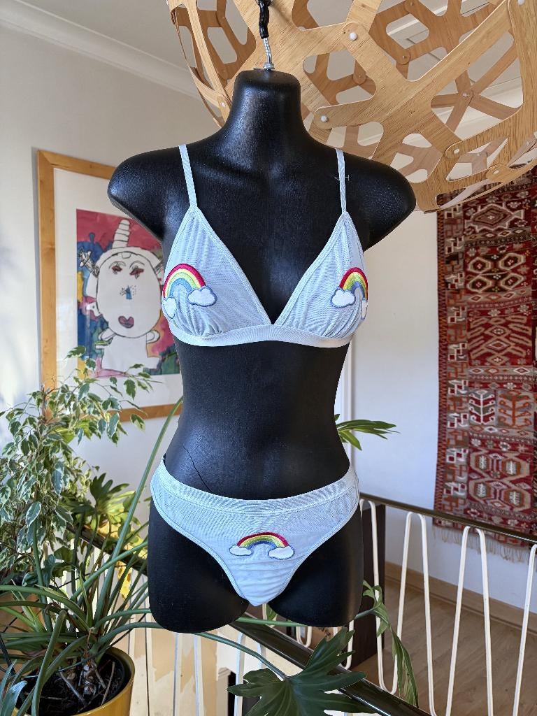 Lief regenboog setje Secret Possessions, mt 38 nieuw, Kleding | Dames, Secret Possessions, Ophalen of Verzenden, Blauw, Setje