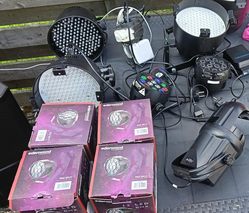 DJ lights, Musique & Instruments, Enlèvement, Comme neuf, Lumières, Commande sonore