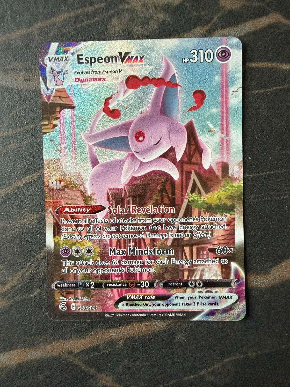 Espeon Vmax te koop alt. art, Hobby en Vrije tijd, Ophalen of Verzenden, Nieuw, Losse kaart