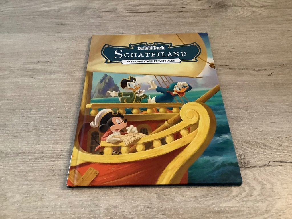 Disney Donald Duck schateiland voorleesboek (2022), Boeken, Jongen of Meisje, Ophalen of Verzenden, Zo goed als nieuw, Voorleesboek