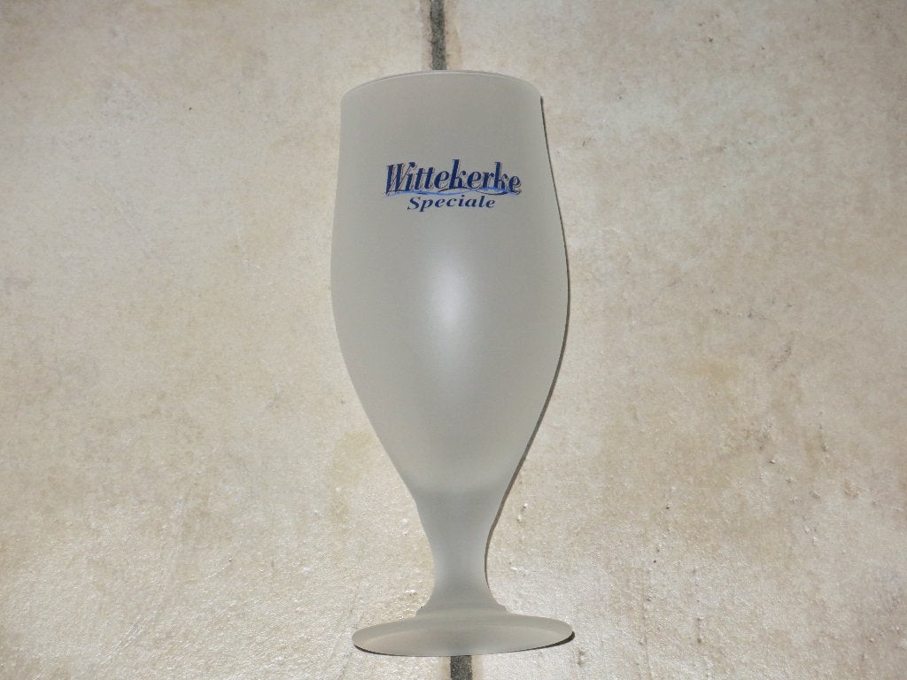 Mat glas Wittekerke Speciale, Ophalen, Nieuw, Bierglas