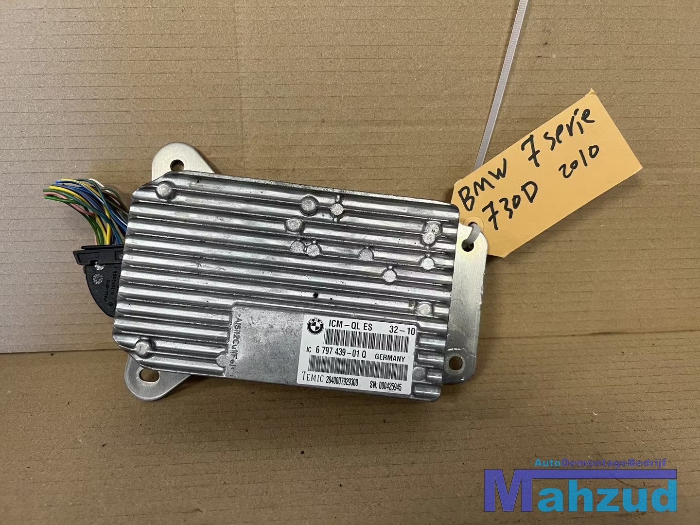 BMW 7 SERIE F01 ICM Module 679743901Q, Petuelring 130
80788  Munich, DE, Info@bmw.de, Utilisé, BMW