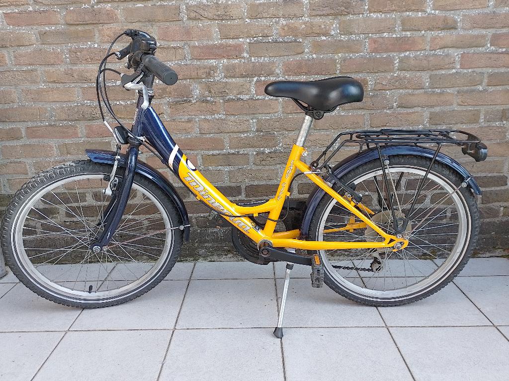 Meisje fiets 20 inch, Vélos & Vélomoteurs, Frein sur jante, Minerva, Utilisé, 20 pouces