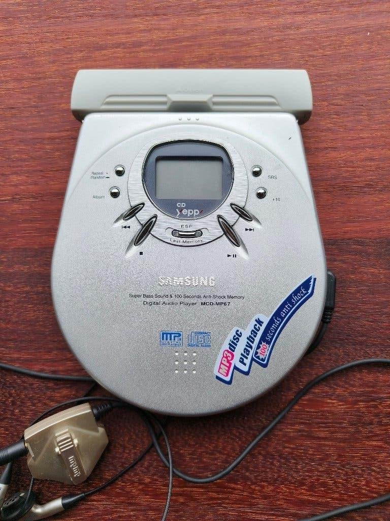 Discman Samsung MCD-MP67, Audio, Tv en Foto, Walkmans, Discmans en Minidiscspelers, Ophalen of Verzenden, Discman