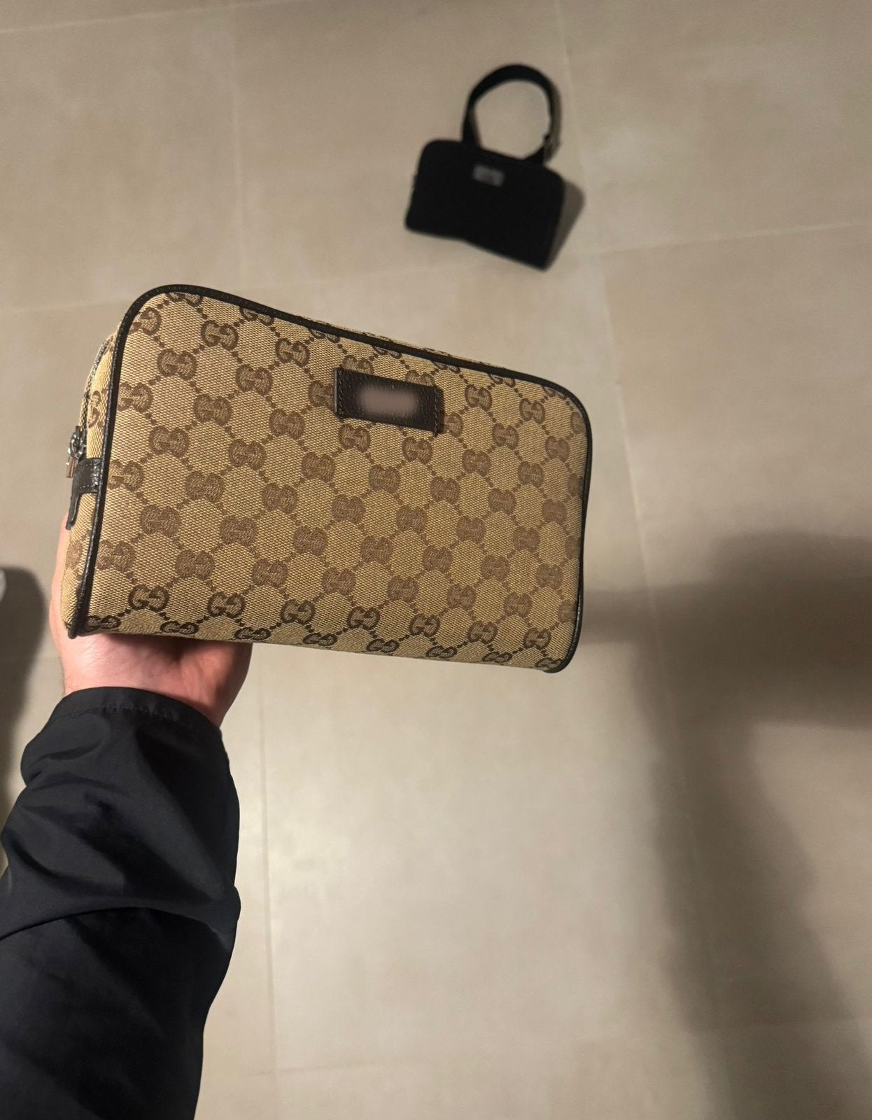 Sacohe Gg beige, Ophalen of Verzenden, Zo goed als nieuw, Beige