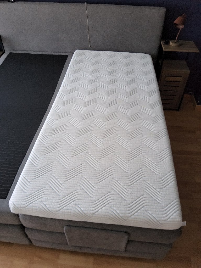 2 Toppers 90 bij 200cm, Huis en Inrichting, Ophalen, 90 cm, Eenpersoons, Zo goed als nieuw
