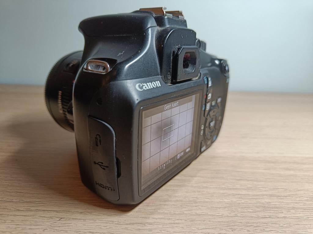 canon 1100d + 50mm 1.8 lens, Audio, Tv en Foto, Ophalen, Canon