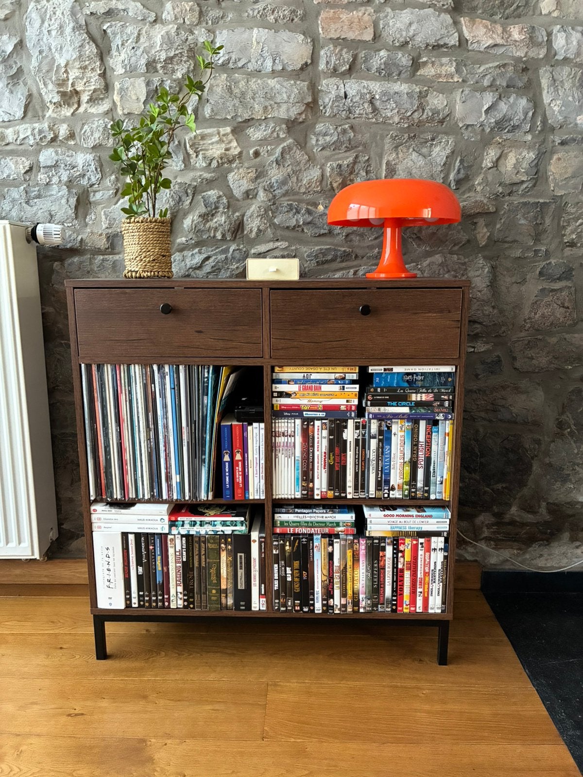Meuble de rangement, Comme neuf, Enlèvement, Bois, 150 disques ou plus