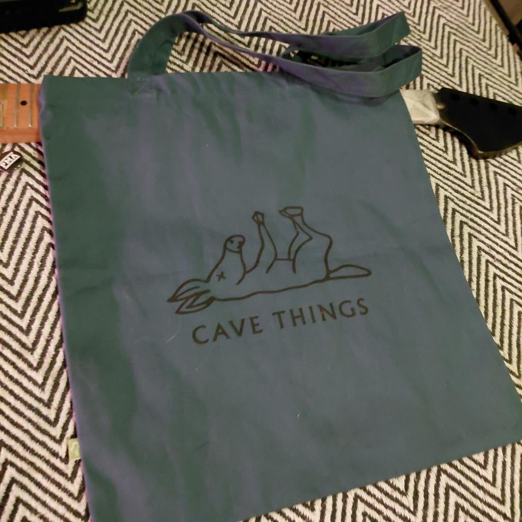 blauwe tote Nick Cave "BUT I BELIEVE IN LOVE", Handtassen en Accessoires, Activity trackers, Cave things, Blauw, Nieuw, Ophalen of Verzenden