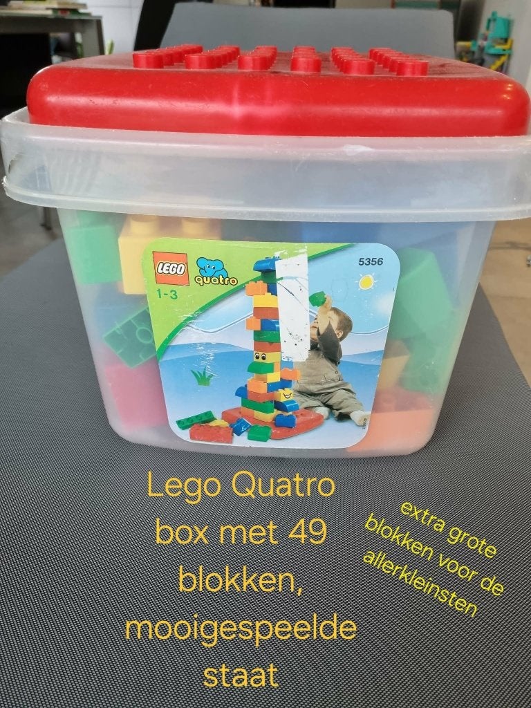 Lego Quatro box met blokken, Ophalen, Gebruikt, Overige thema's, Lego