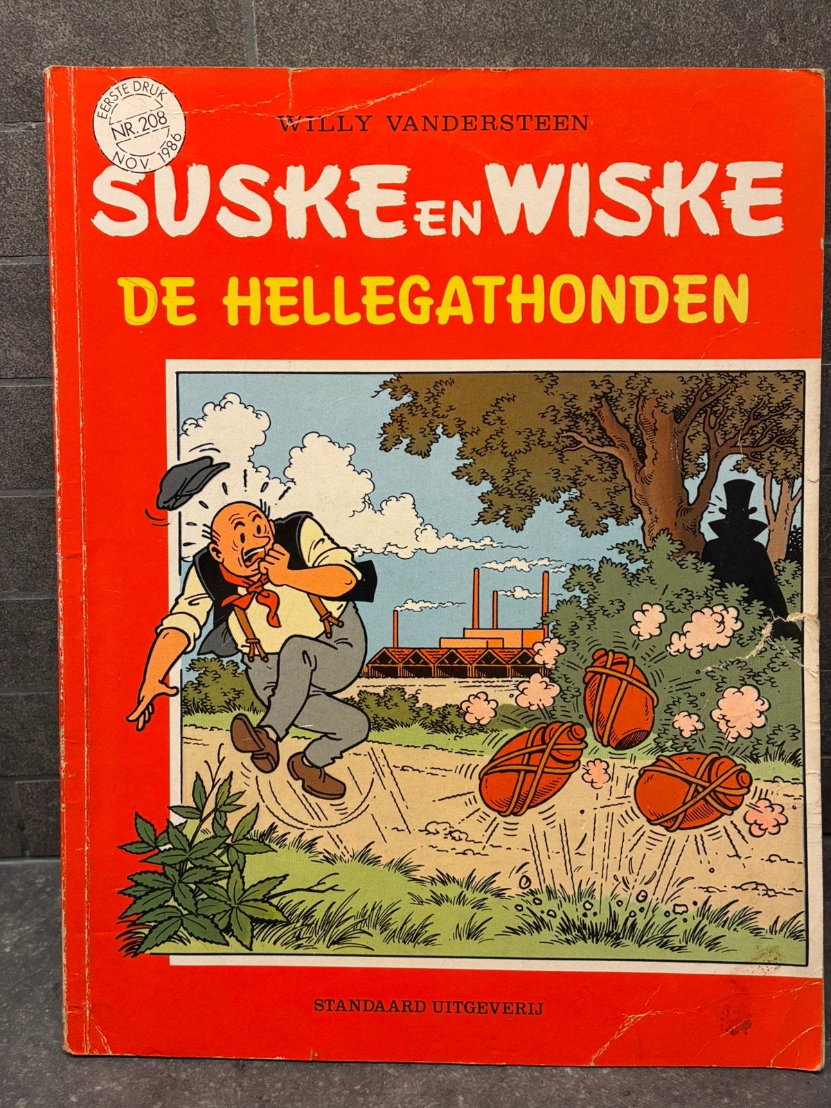 Suske en Wiske De Hellegathonden (Nr 208) eerste druk, Une BD, Enlèvement ou Envoi, Utilisé