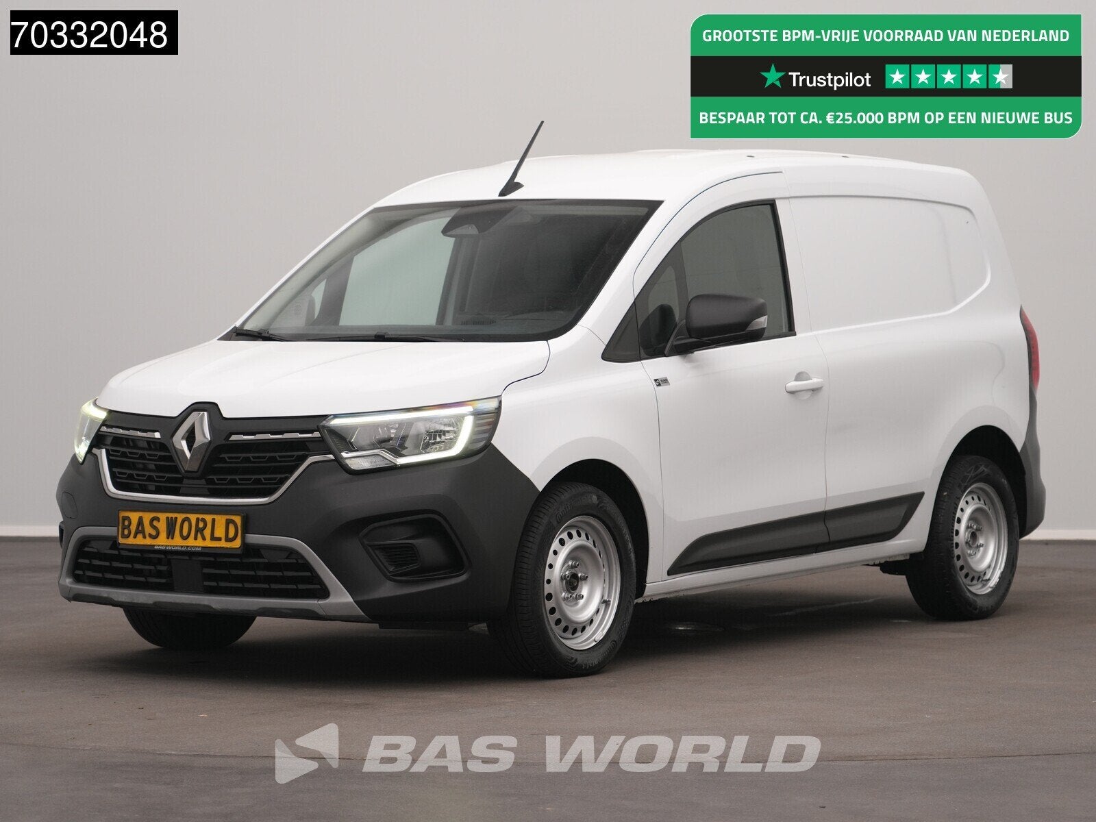 Renault Kangoo 130pk Benzine L1H1 Navi Airco Cruise Camera P, Autos, 1332 cm³, Achat, Entreprise, 2 places