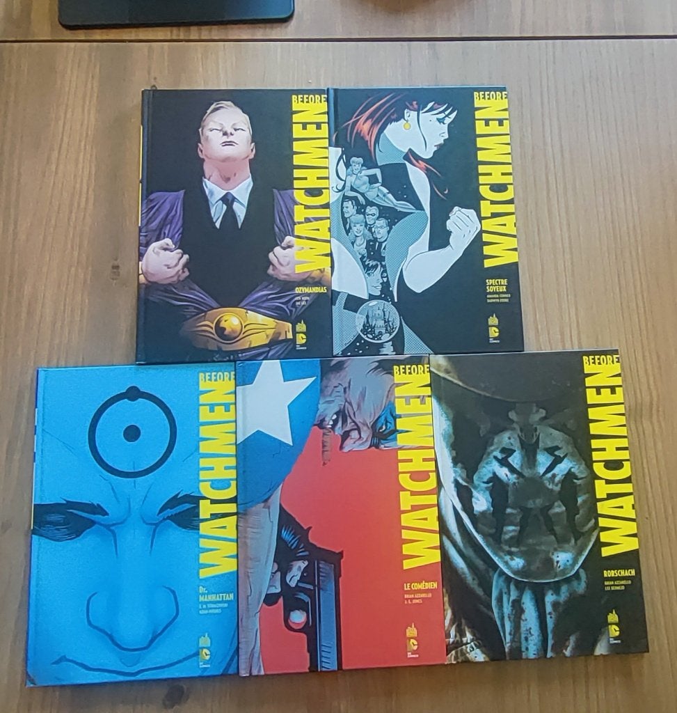 Before Watchmen FR (5 livres), Boeken, Gelezen, Europa, Ophalen of Verzenden, Meerdere comics
